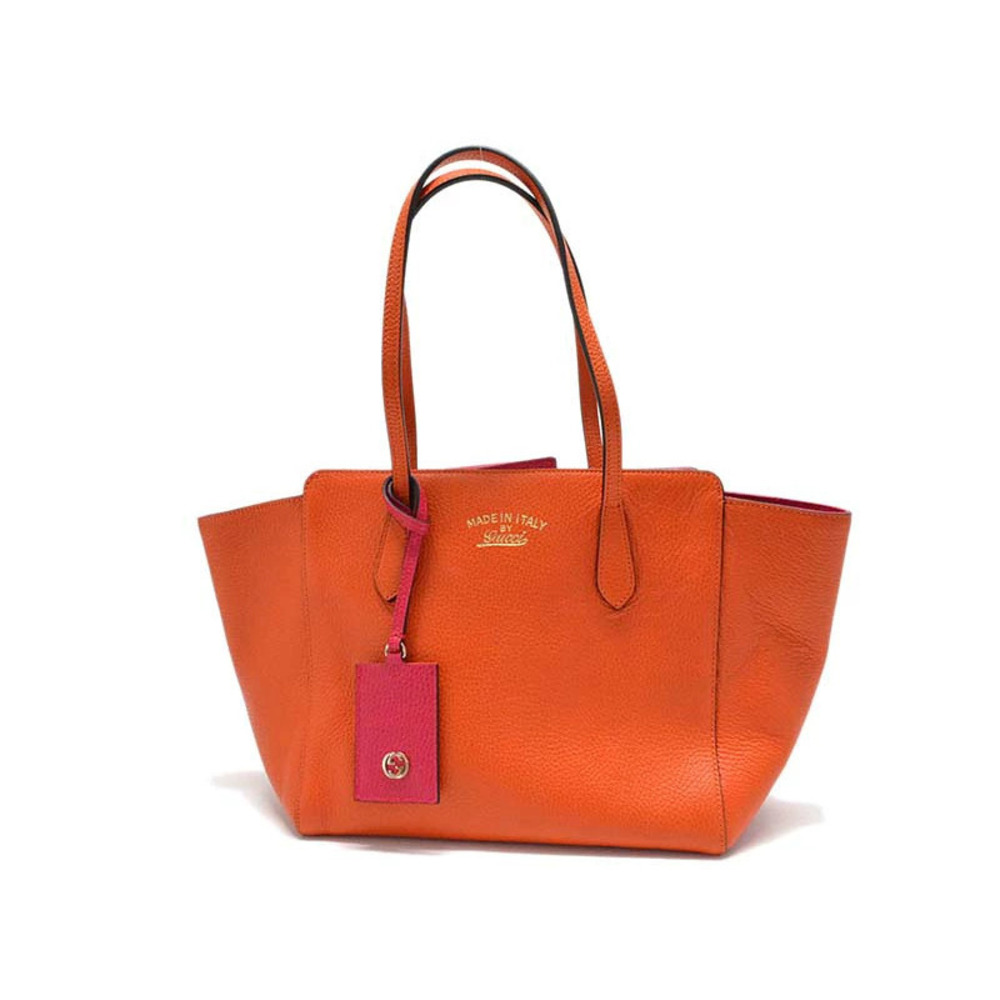 GUCCI Swing Tote Bag Orange - Picture 2 of 6